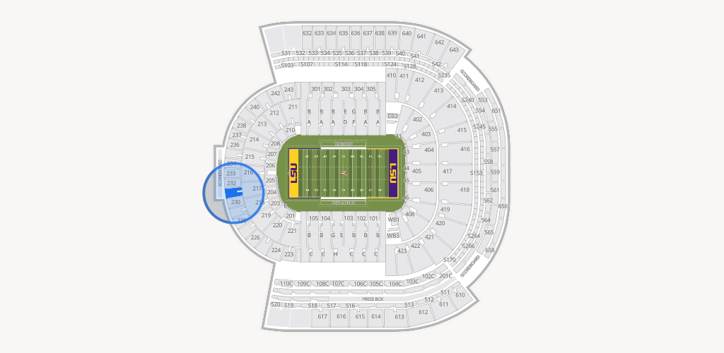 Tiger Stadium Seating Chart