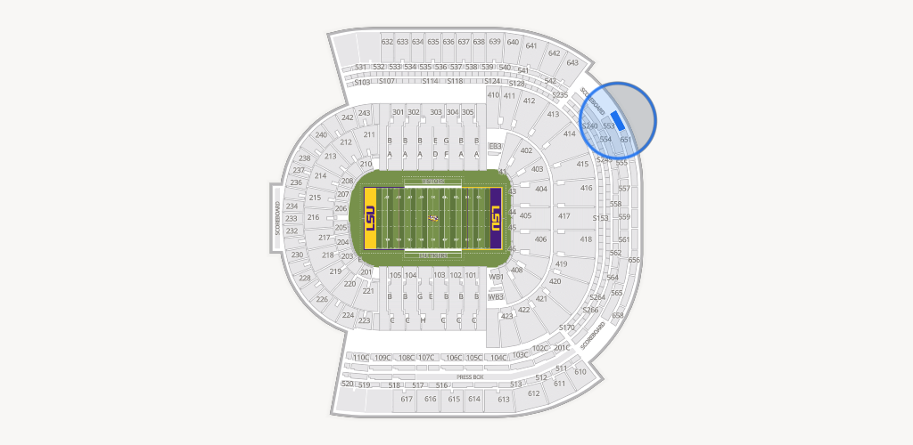 Tiger Stadium Seating Chart