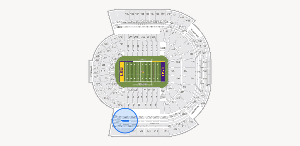 Tiger Stadium Seating Chart
