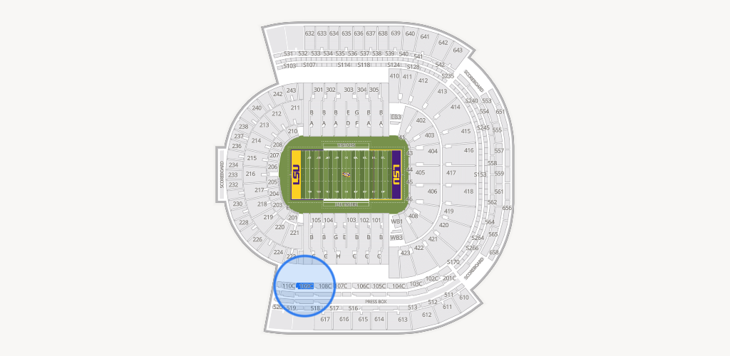 Tiger Stadium Seating Chart