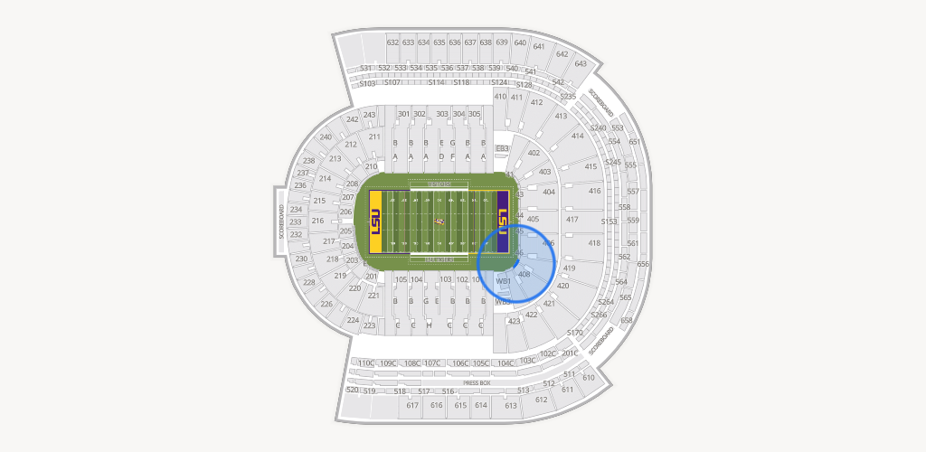 Tiger Stadium Seating Chart