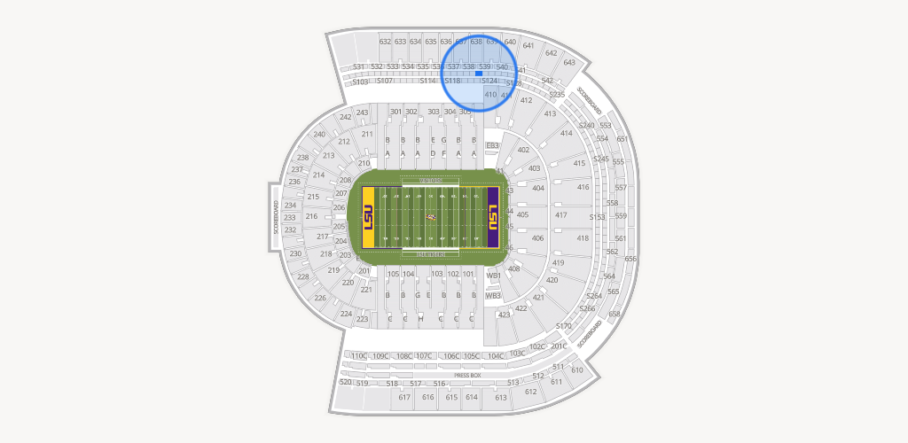 Tiger Stadium Seating Chart