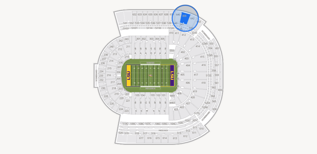 Tiger Stadium Seating Chart