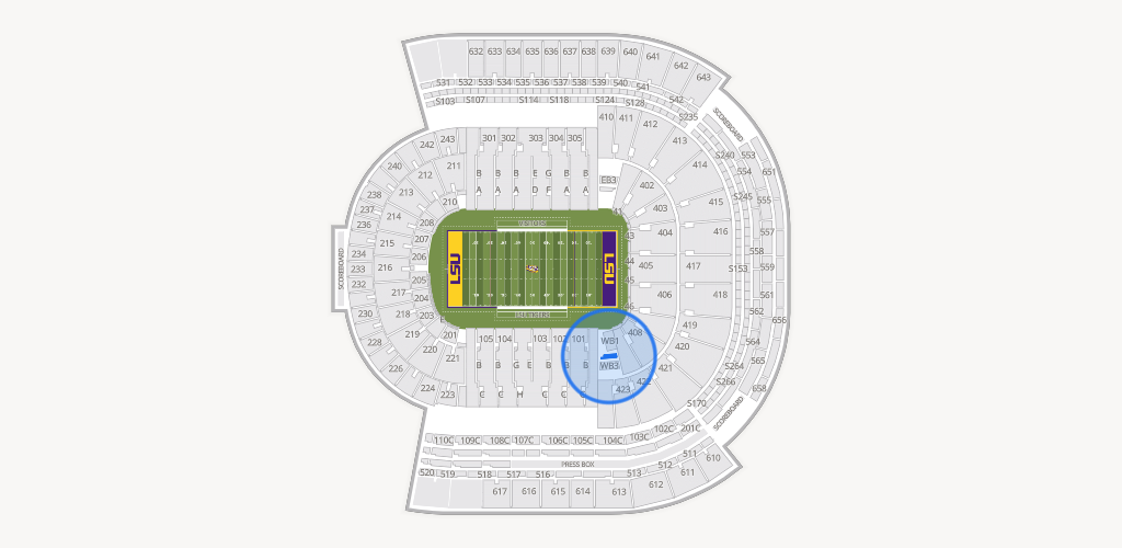 Tiger Stadium Seating Chart