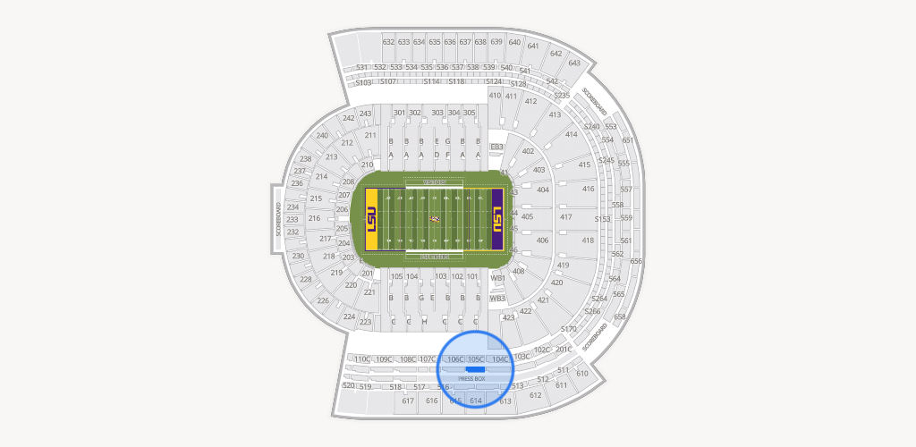 Tiger Stadium Seating Chart