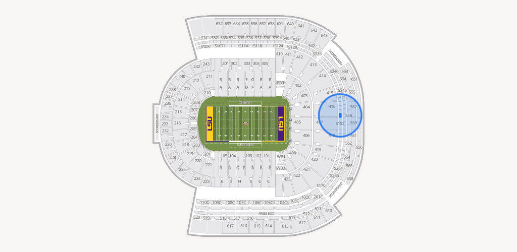 Tiger Stadium Seating Chart
