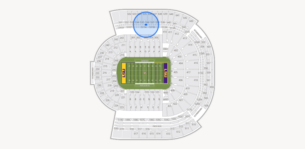 Tiger Stadium Seating Chart