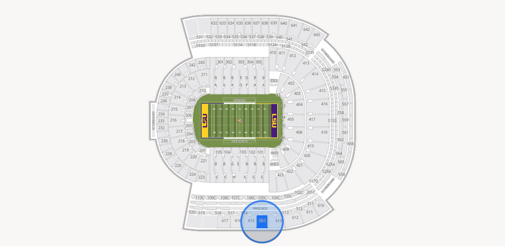 Tiger Stadium Seating Chart
