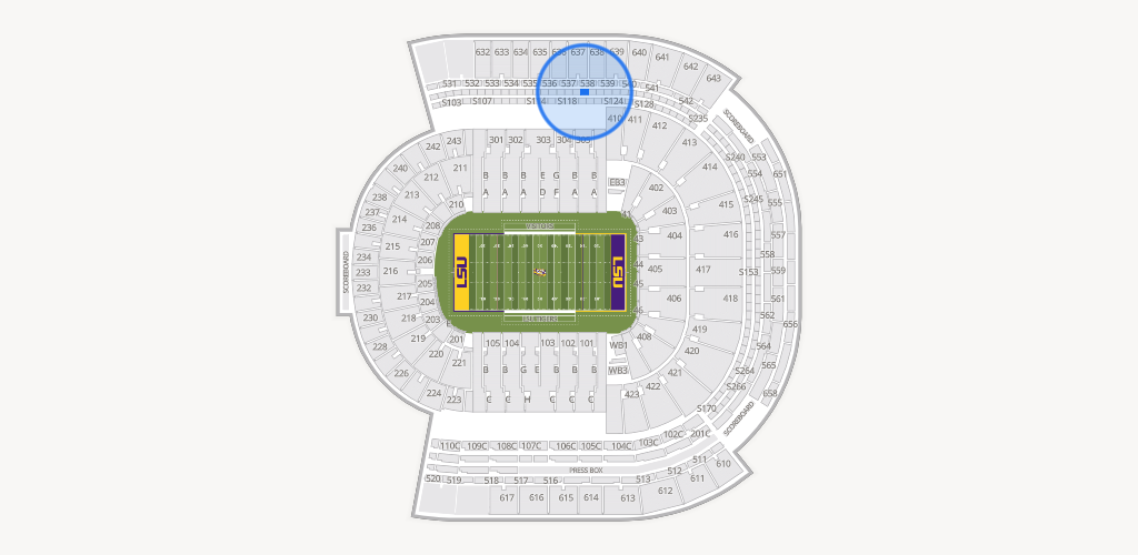 Tiger Stadium Seating Chart