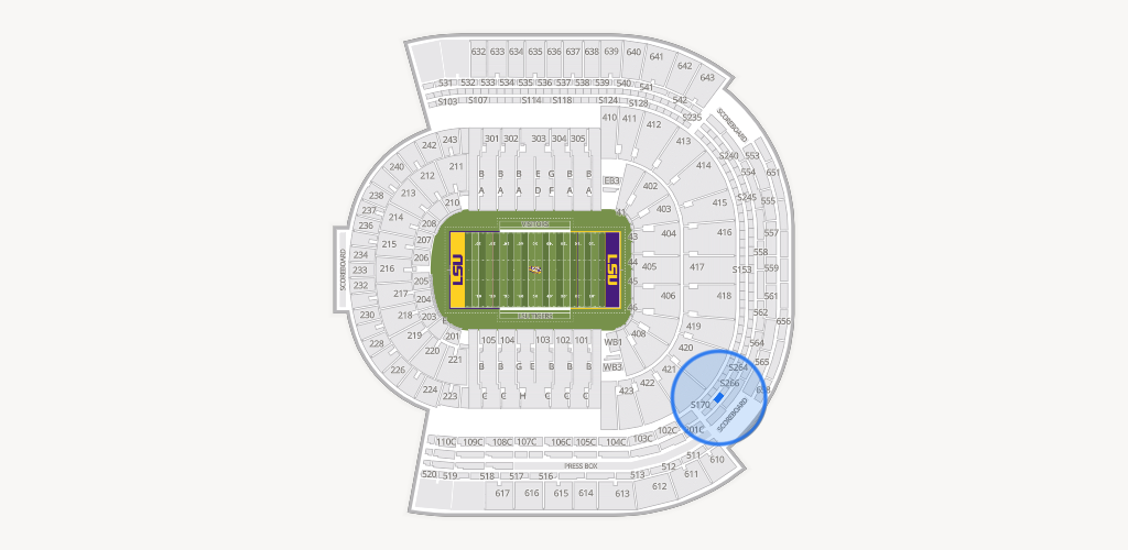 Tiger Stadium Seating Chart