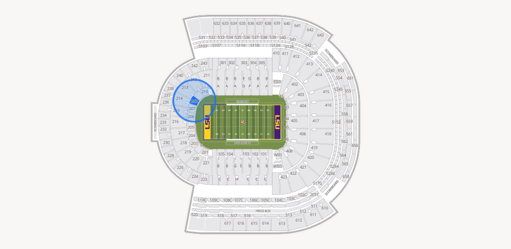 Tiger Stadium Seating Chart
