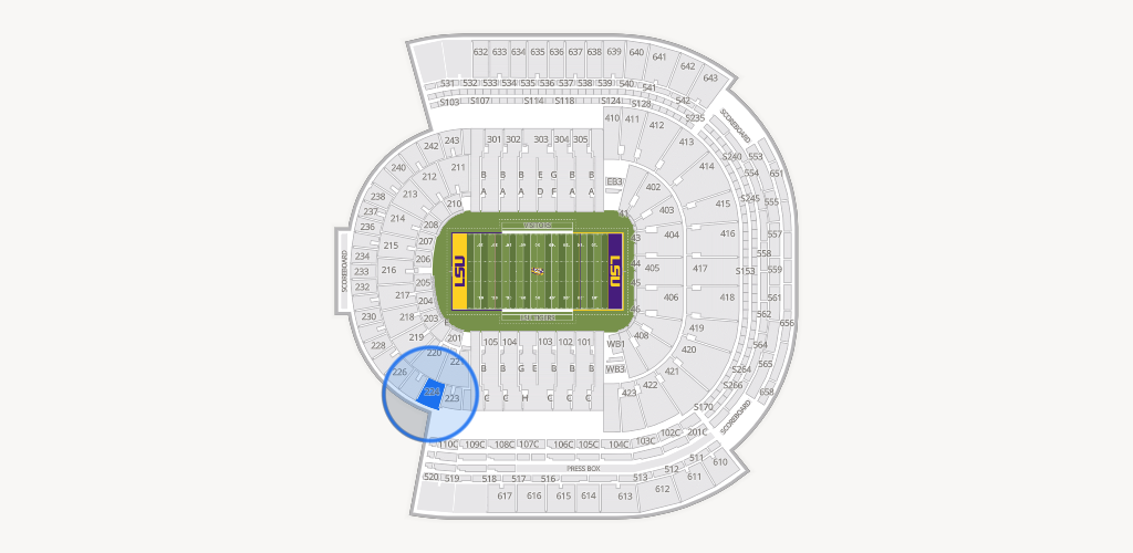 Tiger Stadium Seating Chart