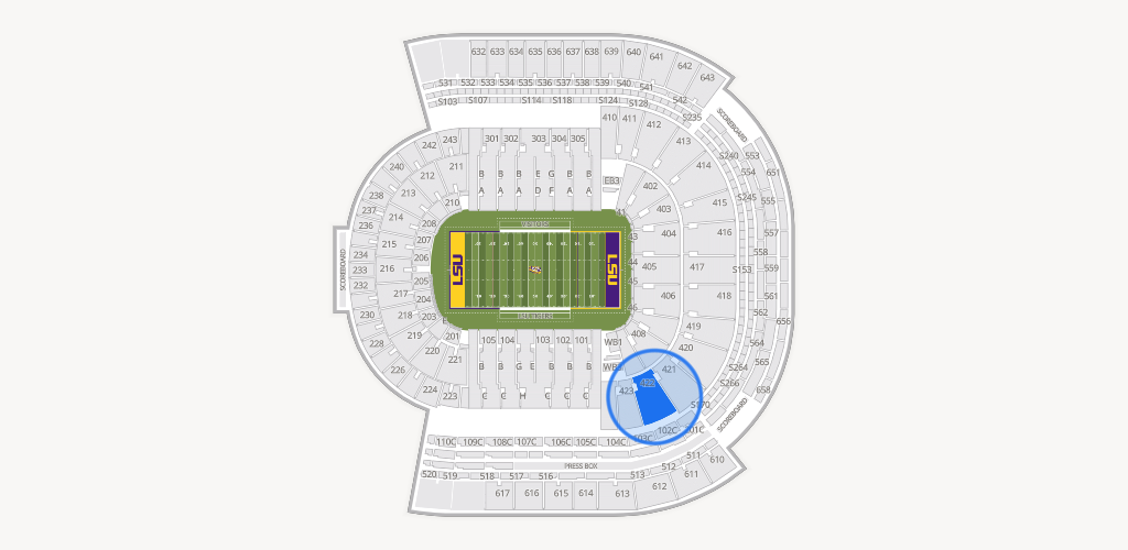 Tiger Stadium Seating Chart