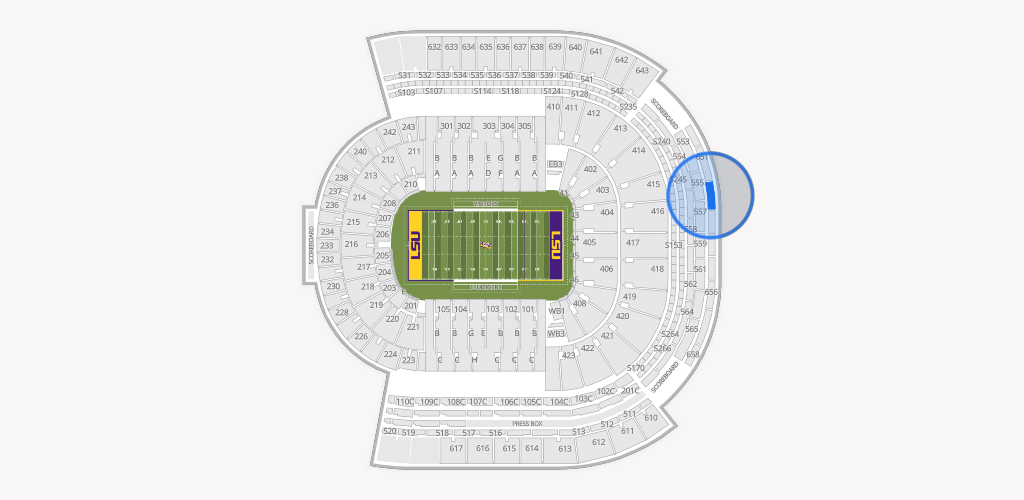 Tiger Stadium Seating Chart