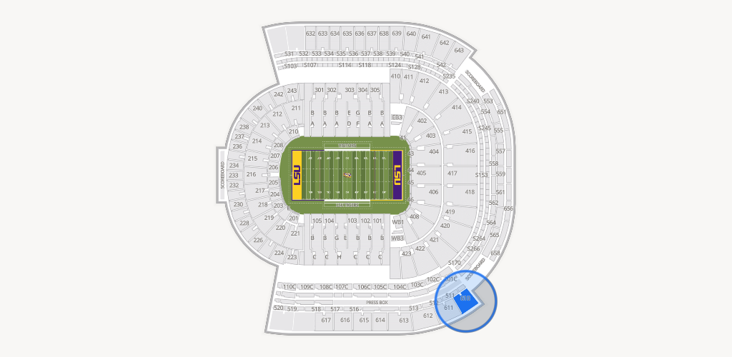 Tiger Stadium Seating Chart