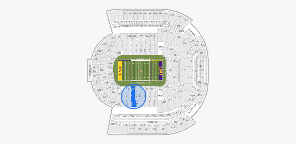 Tiger Stadium Seating Chart