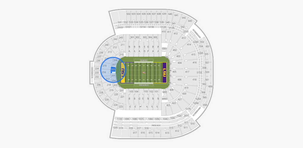 Tiger Stadium Seating Chart