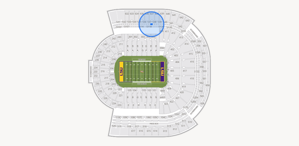 Tiger Stadium Seating Chart
