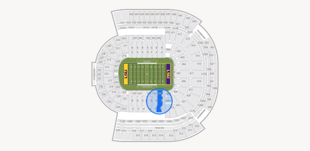 Tiger Stadium Seating Chart