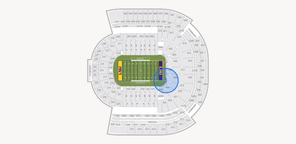 Tiger Stadium Seating Chart