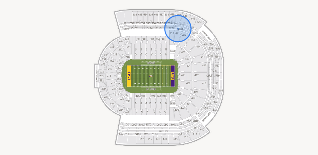 Tiger Stadium Seating Chart