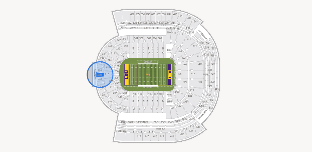 Tiger Stadium Seating Chart