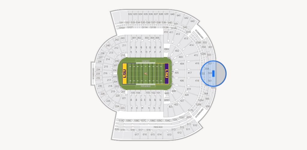 Tiger Stadium Seating Chart