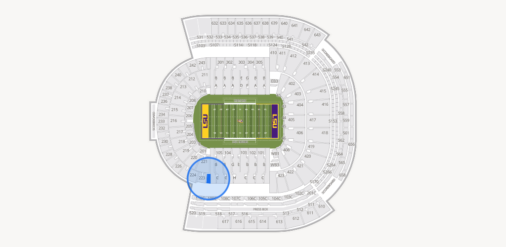 Tiger Stadium Seating Chart