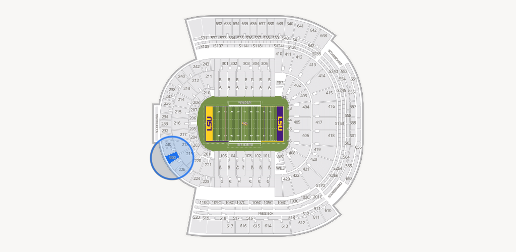 Tiger Stadium Seating Chart