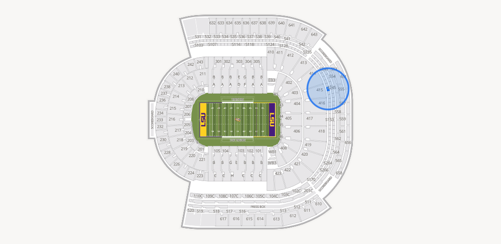 Tiger Stadium Seating Chart