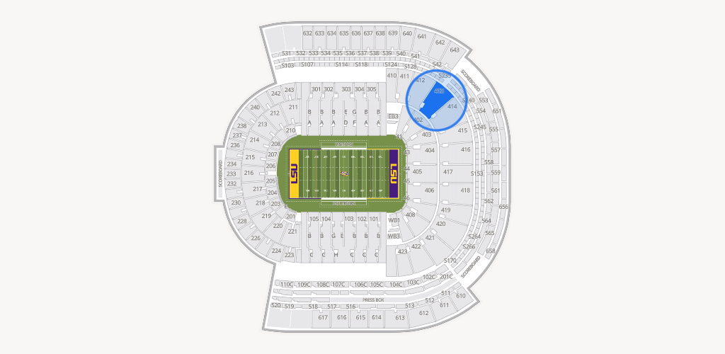 Tiger Stadium Seating Chart