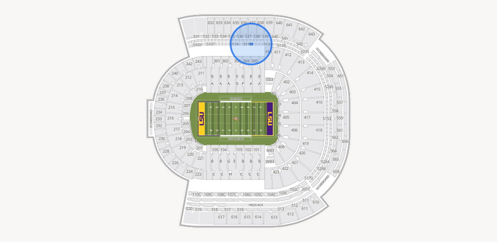 Tiger Stadium Seating Chart