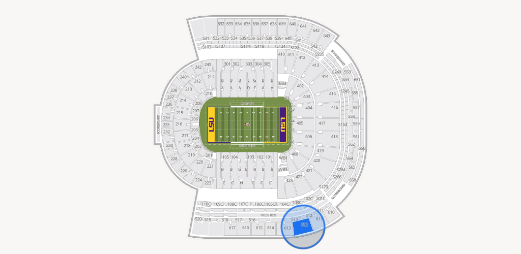 Tiger Stadium Seating Chart