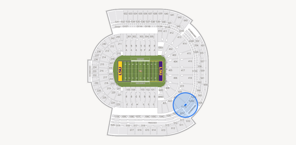 Tiger Stadium Seating Chart