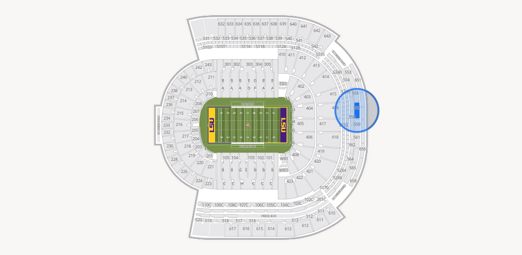 Tiger Stadium Seating Chart