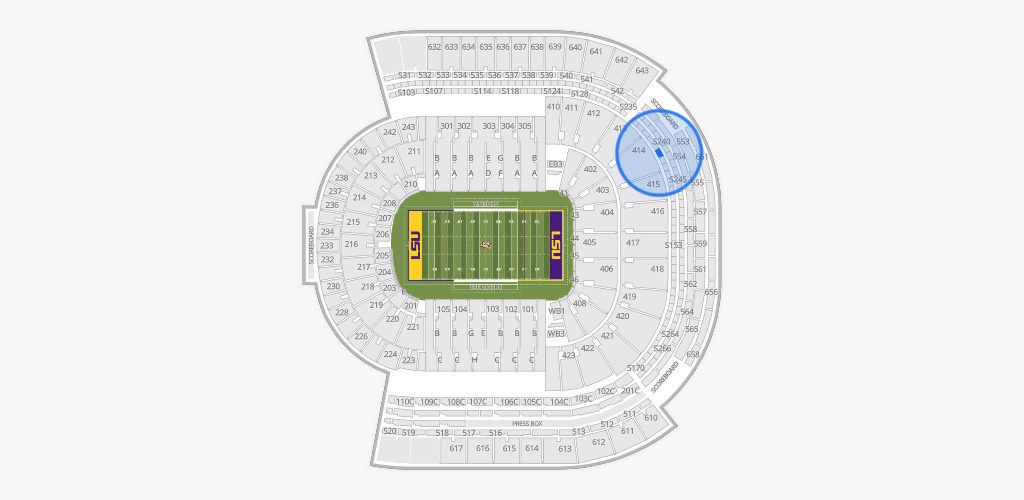 Tiger Stadium Seating Chart