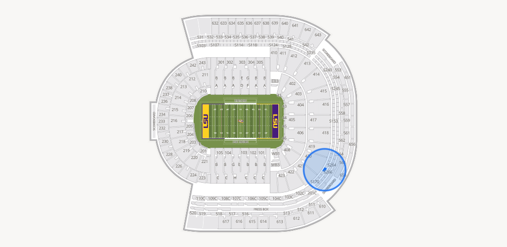 Tiger Stadium Seating Chart