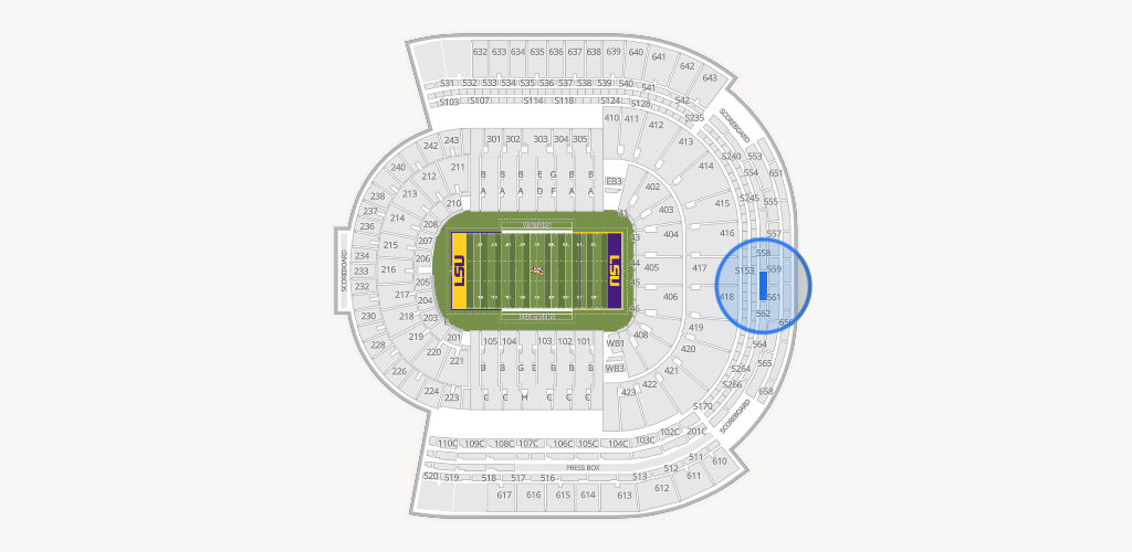 Tiger Stadium Seating Chart
