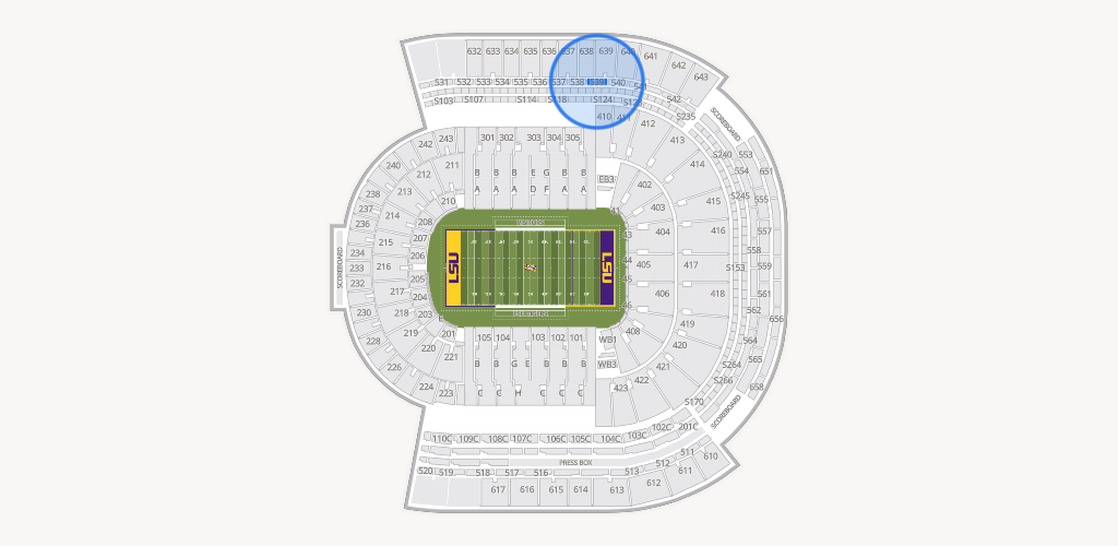 Tiger Stadium Seating Chart
