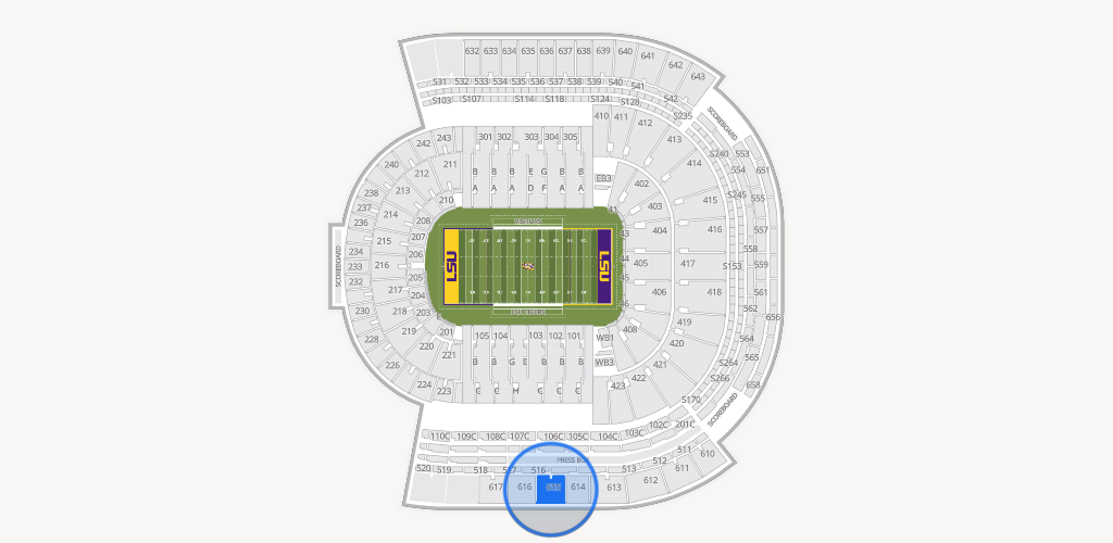 Tiger Stadium Seating Chart