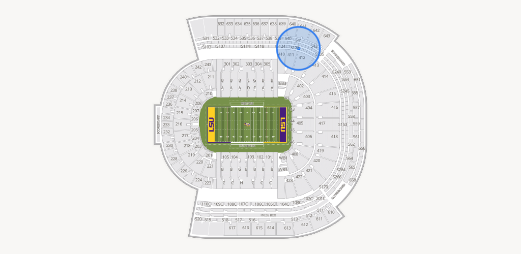 Tiger Stadium Seating Chart