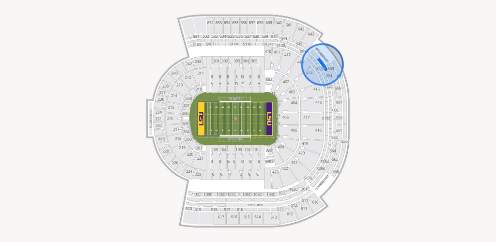 Tiger Stadium Seating Chart