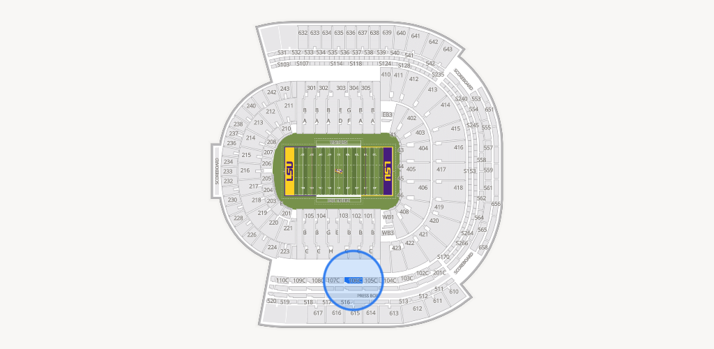 Tiger Stadium Seating Chart
