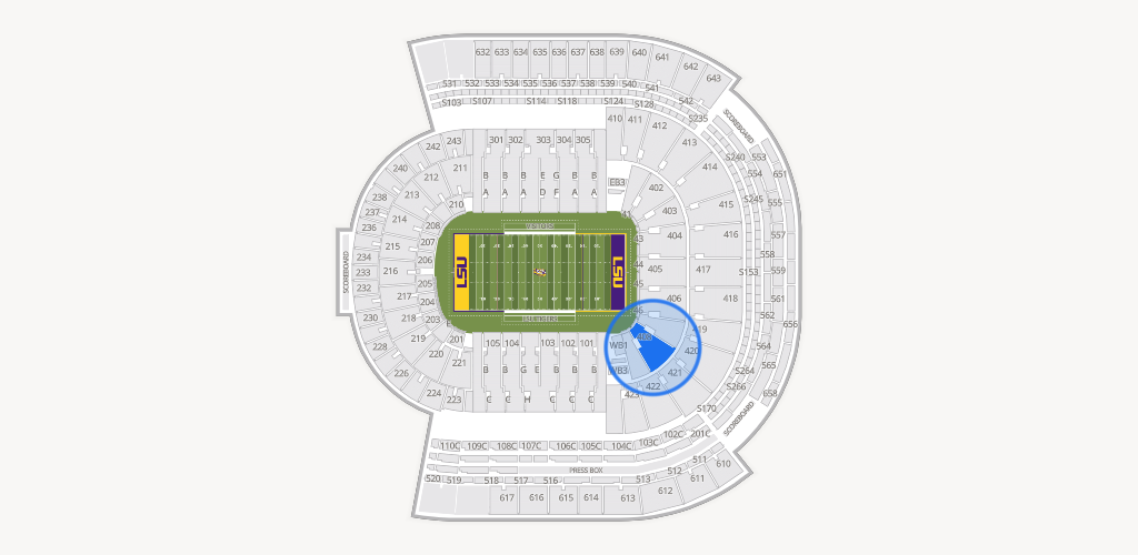 Tiger Stadium Seating Chart