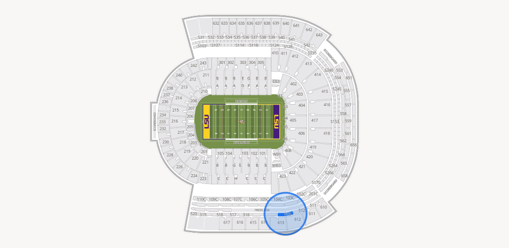 Tiger Stadium Seating Chart