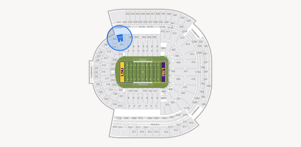 Tiger Stadium Seating Chart