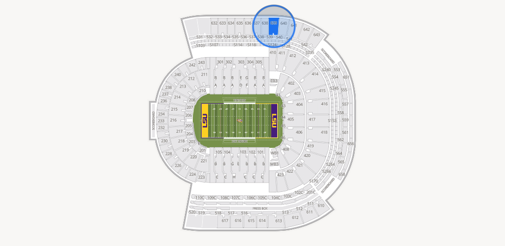 Tiger Stadium Seating Chart