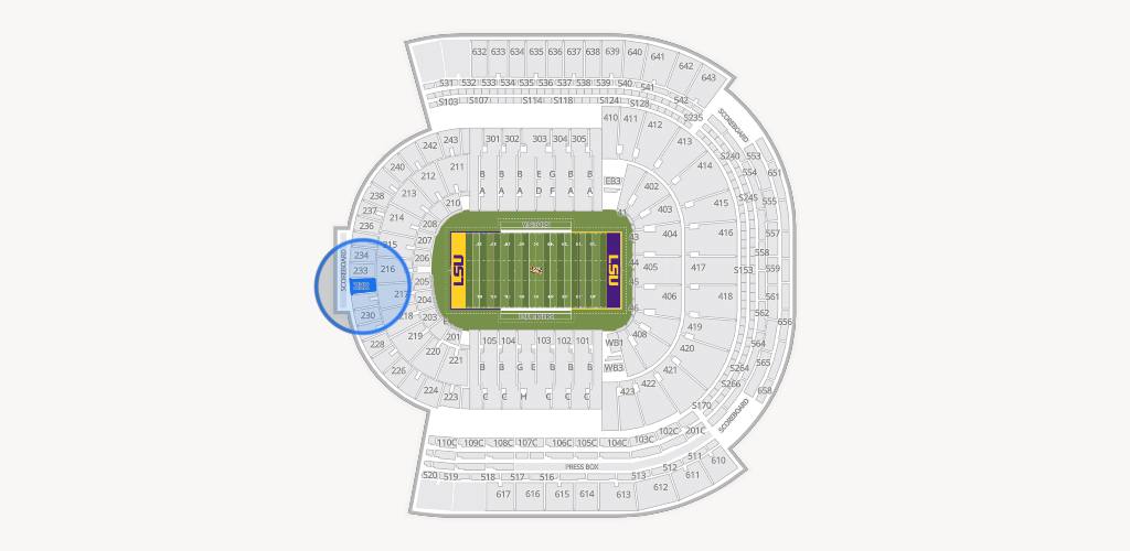 Tiger Stadium Seating Chart