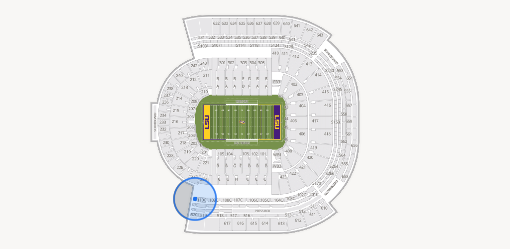 Tiger Stadium Seating Chart