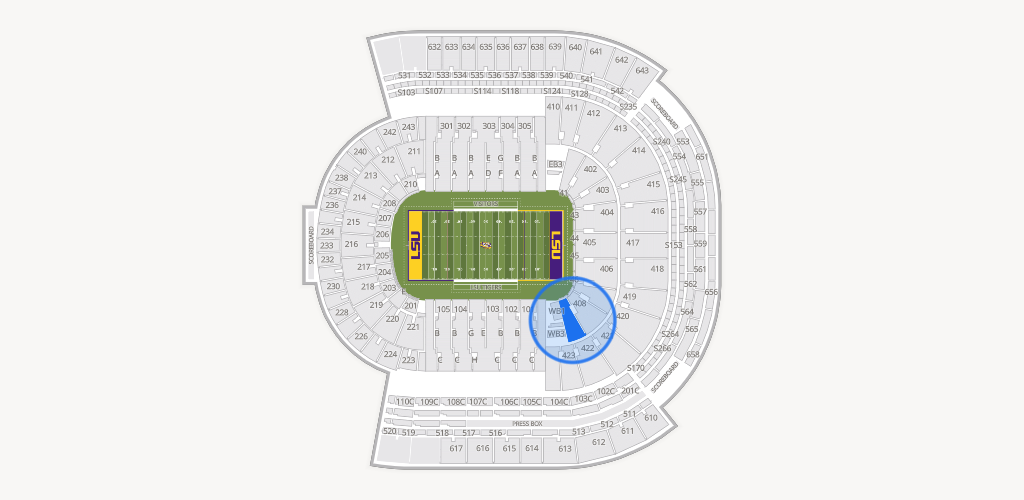 Tiger Stadium Seating Chart
